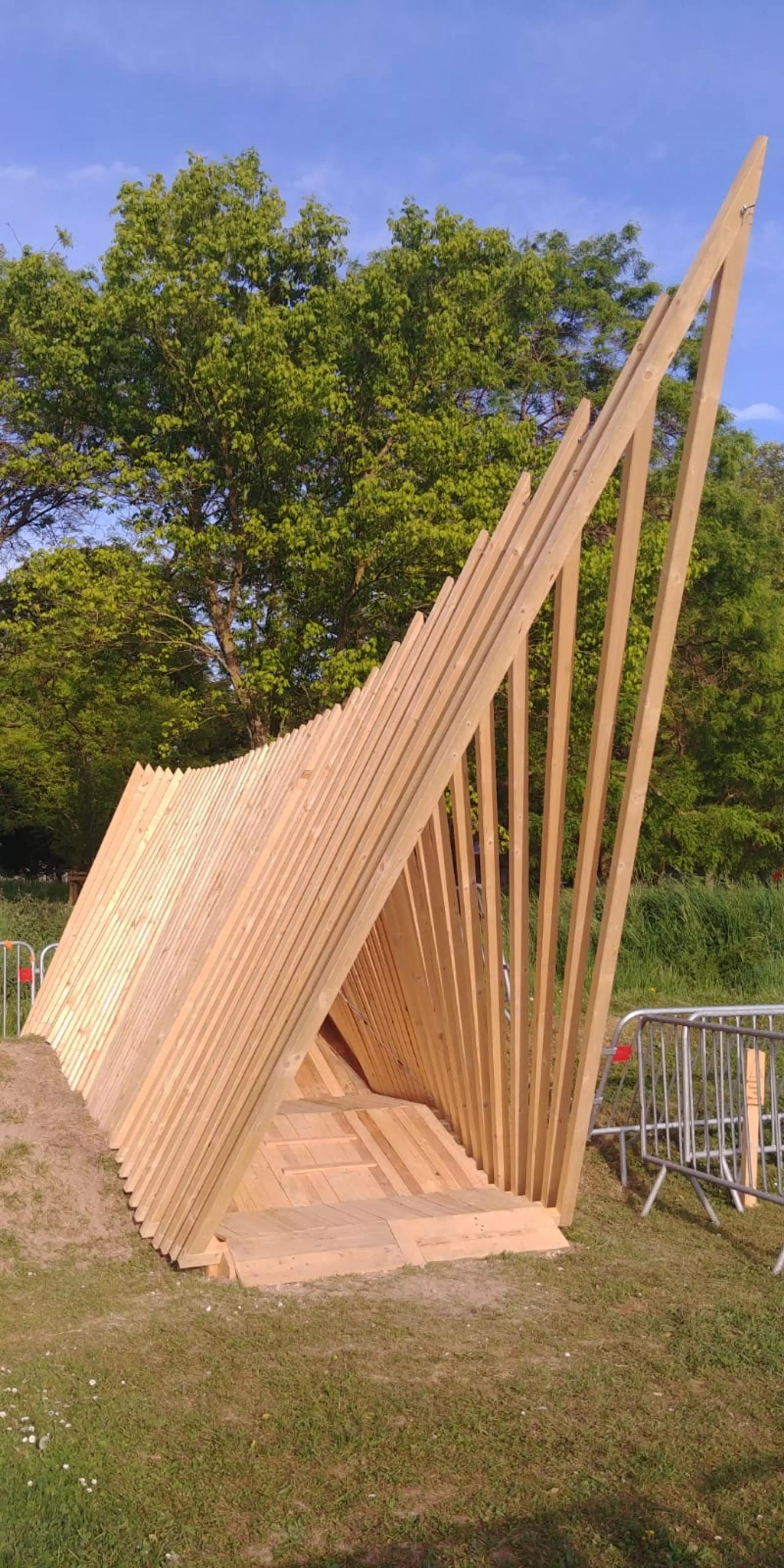 Cabane L'ÉVENTAIL - Collectif YAMAGO - Parc Barbusse à Lille